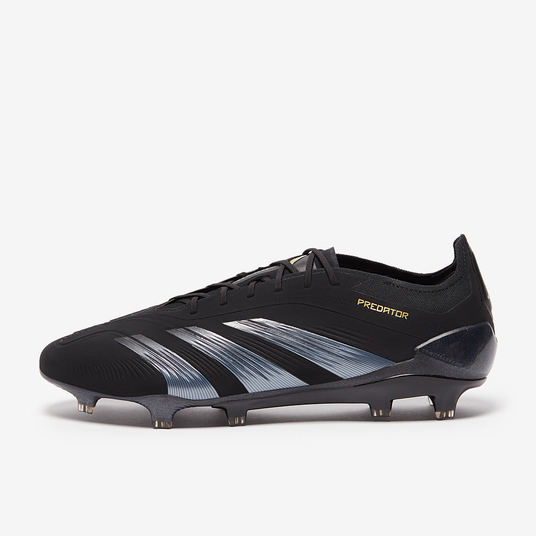 Adidas Predator Elite FG Football Boots Core Black/Carbon/Gold Met