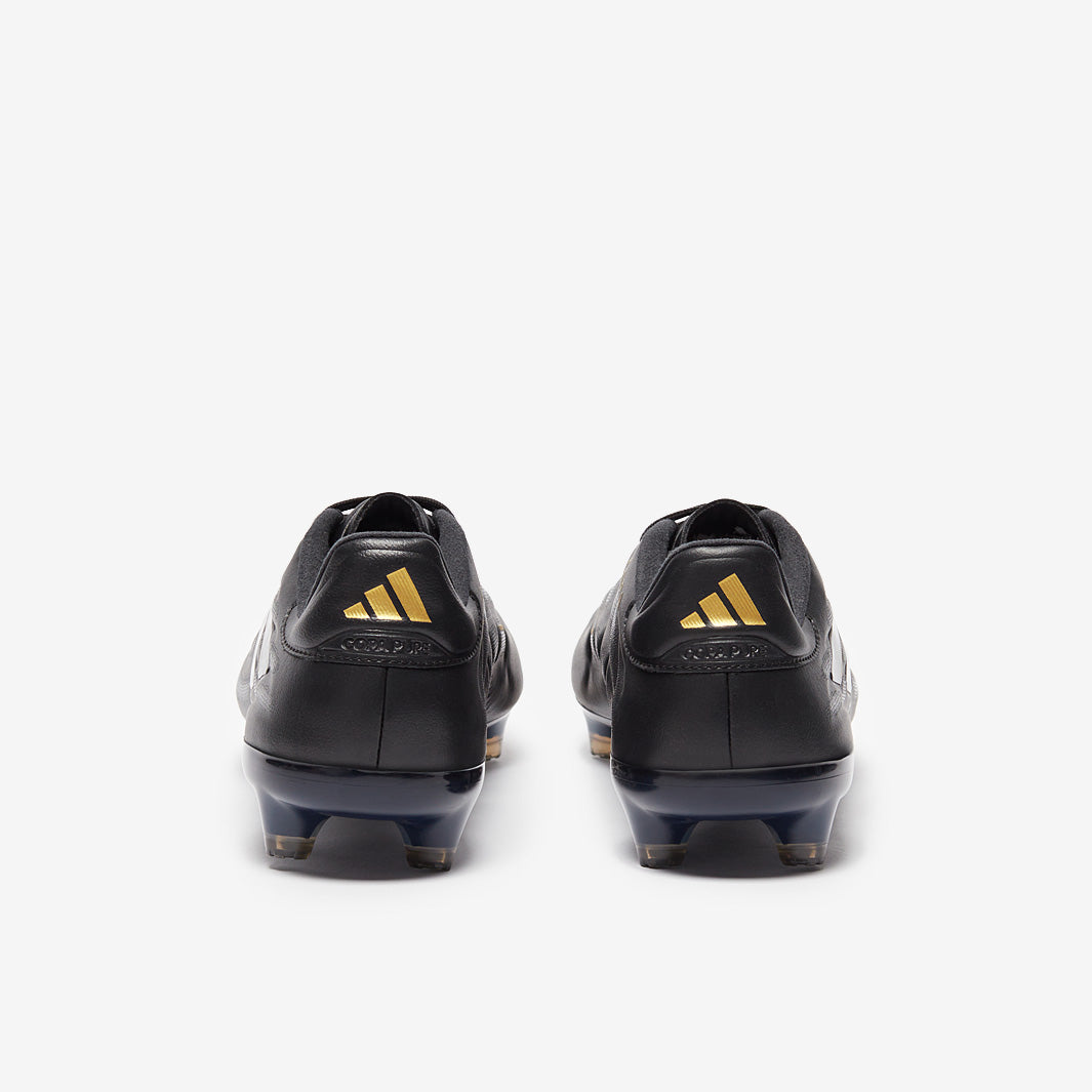 Adidas Copa Pure 2 Elite Leather FG Football Boots Core Black/Carbon/Gold Met