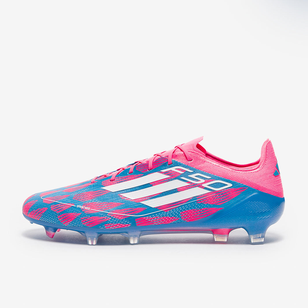 Adidas F50 Elite FG Football Boots Solar Blue/White/Solar Pink