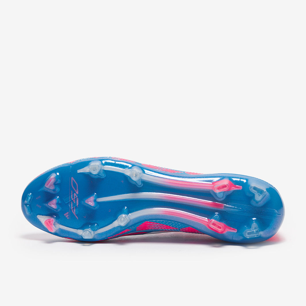 Adidas F50 Elite FG Football Boots Solar Blue/White/Solar Pink