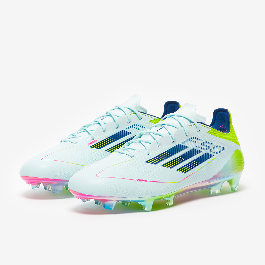 Adidas F50 Elite FG Football Boots Almost Blue/Semi Lucid Blue/Semi Solar Yellow
