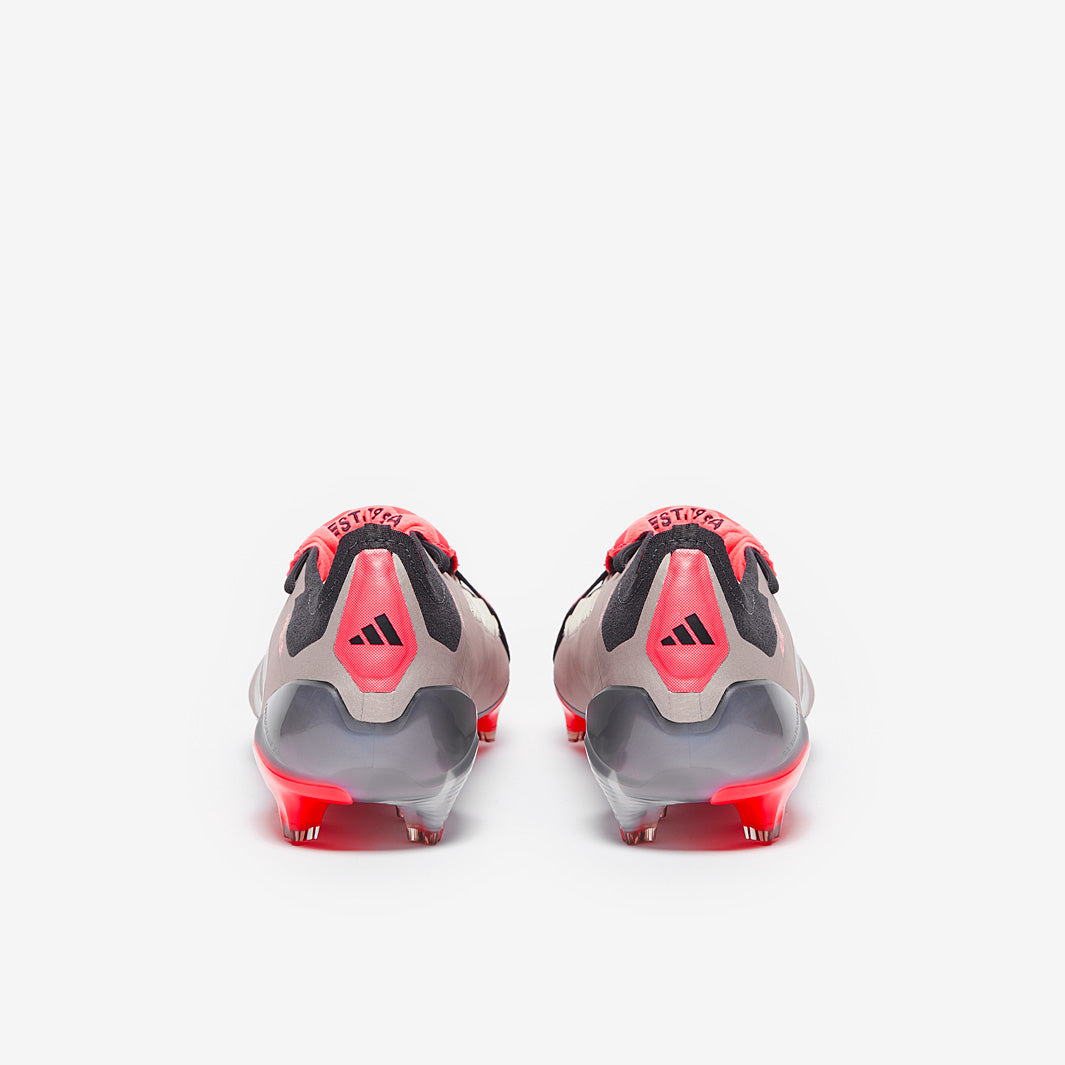 Adidas Predator Elite Tongue FG Football Boots Platin Met/Aurora Black/Carbon