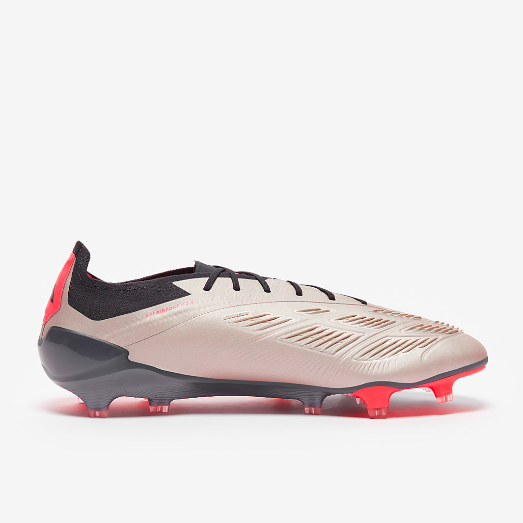 Adidas Predator Elite FG Football Boots Platin Met/Aurora Black/Carbon
