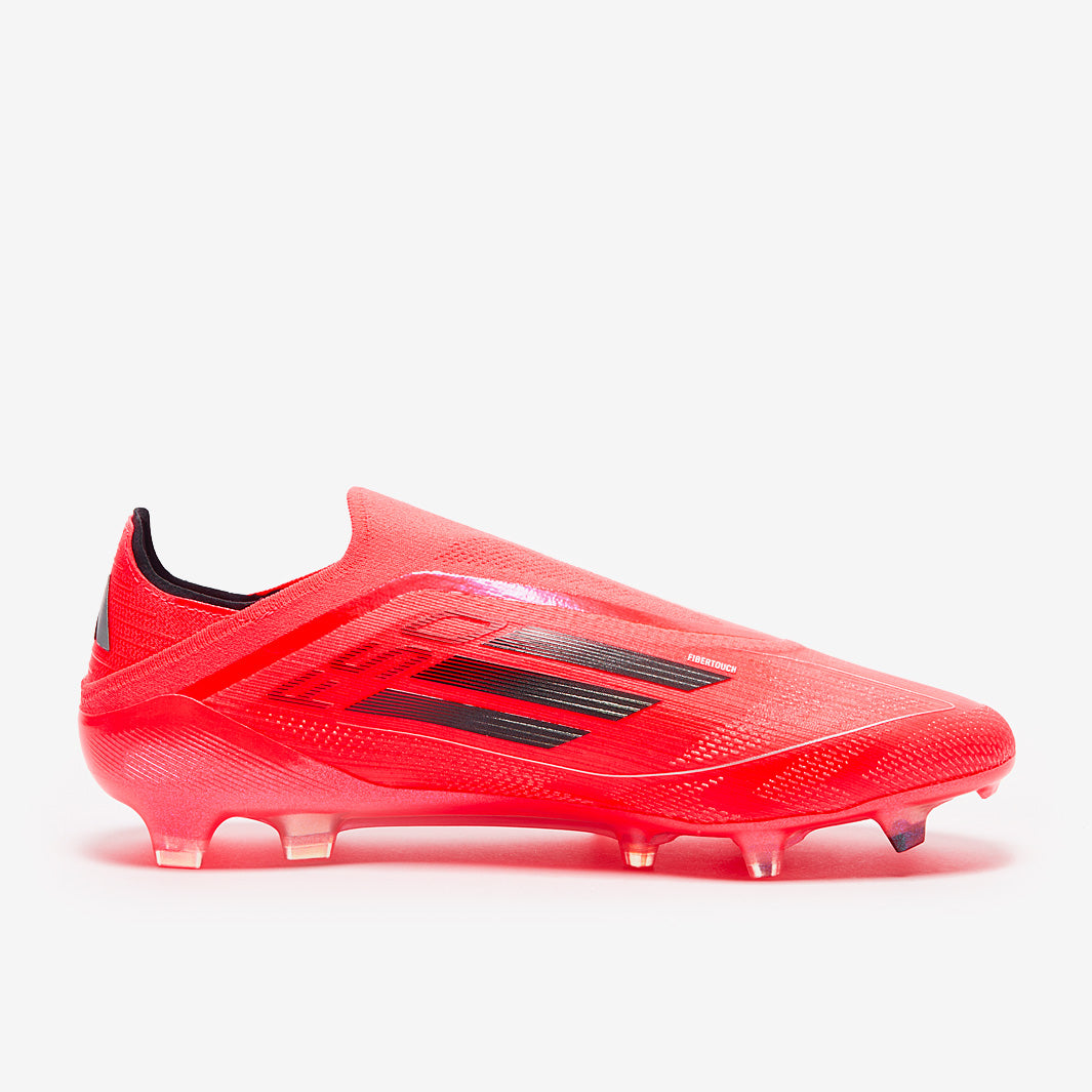 Adidas F50 Elite Laceless FG Football Boots Turbo/Aurora Black/Platin Met