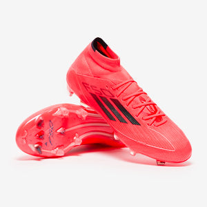 Adidas Women's F50 Elite Mid FG Football Boots Turbo/Aurora Black/Platin Met