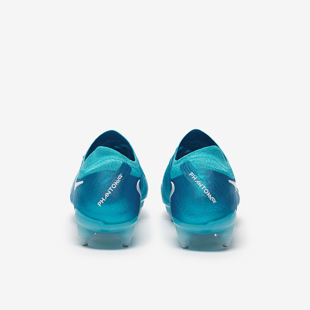 Nike Phantom GX II Elite SG-Pro Anti-Clog Football Boots Blue Fury/White