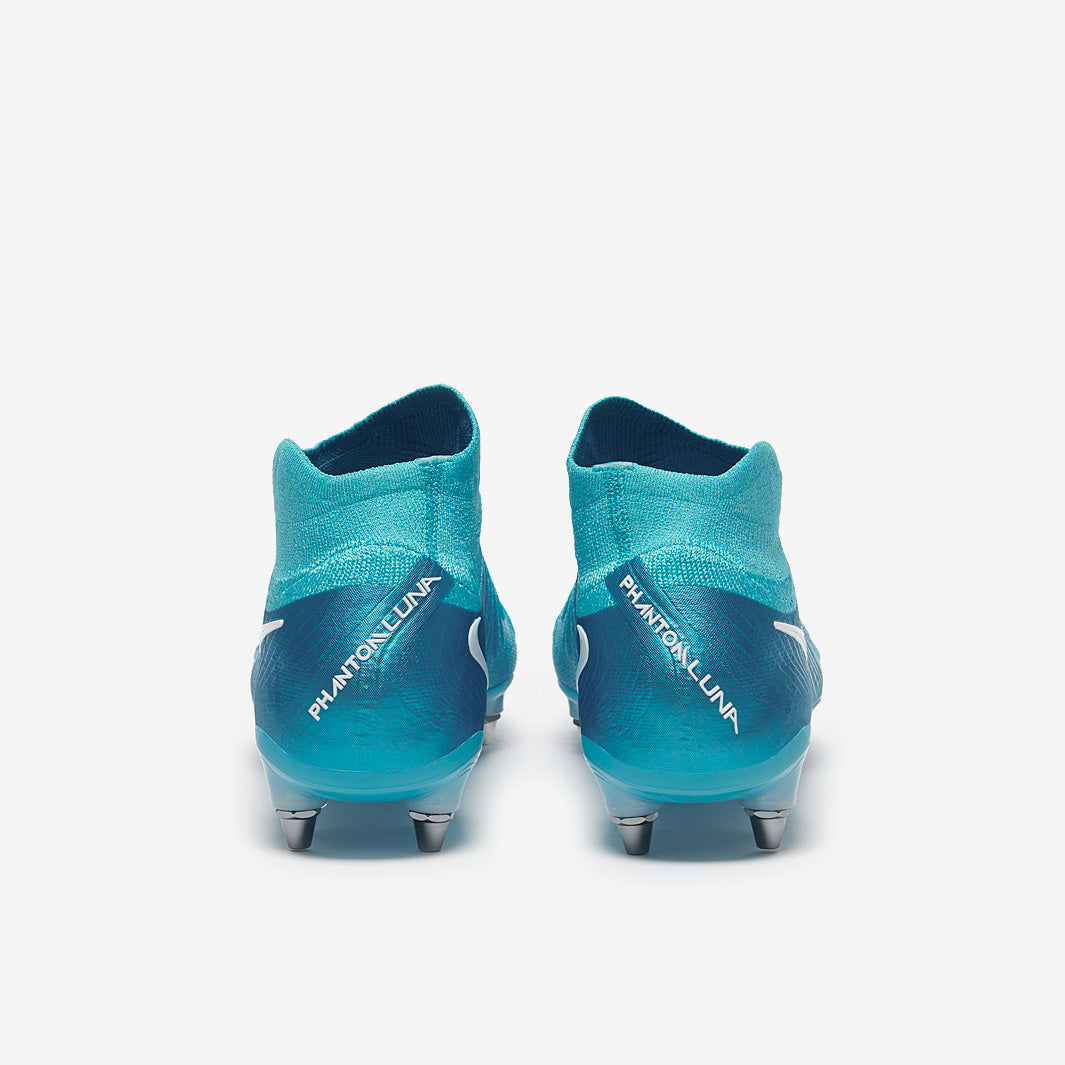 Nike Phantom Luna II Elite SG-Pro Player Edition Football Boots Blue Fury/White