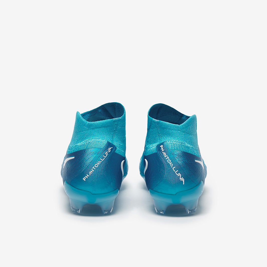 Nike Phantom Luna II Elite FG Football Boots Blue Fury/White