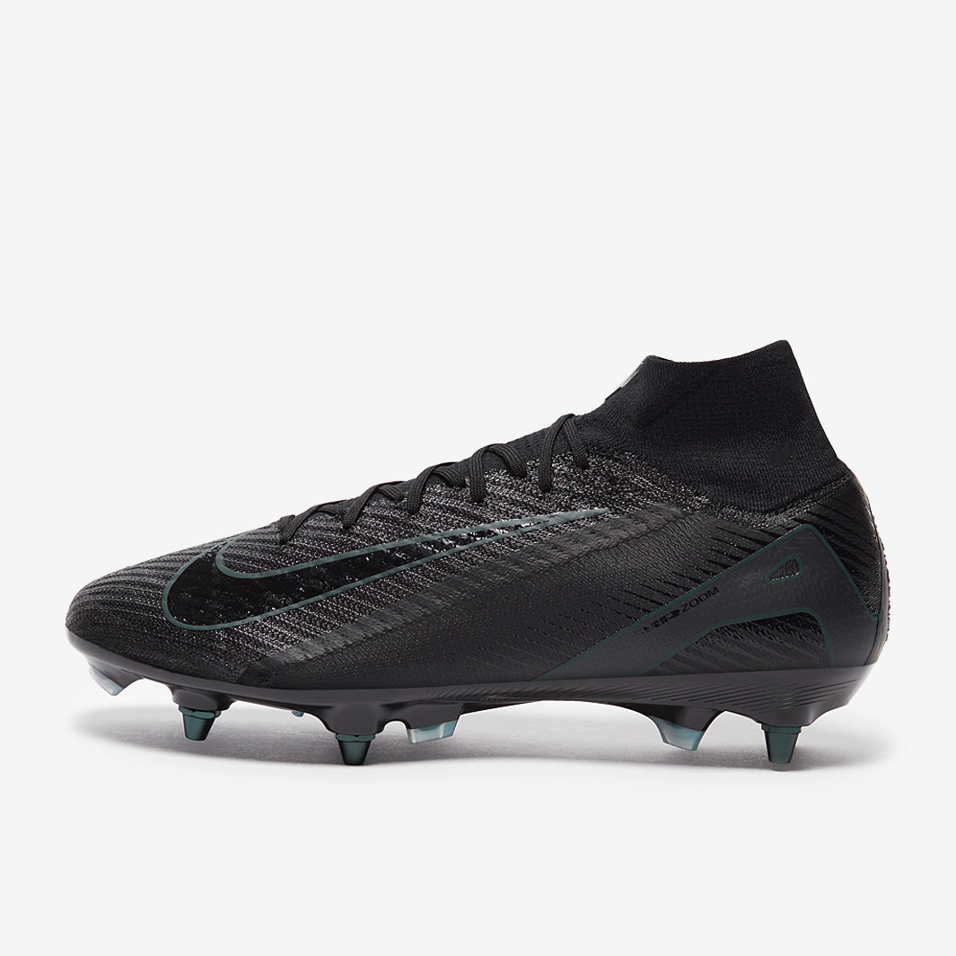 Nike Air Zoom Mercurial Superfly X Elite SG-Pro Football Boots Black/Black/Deep Jungle