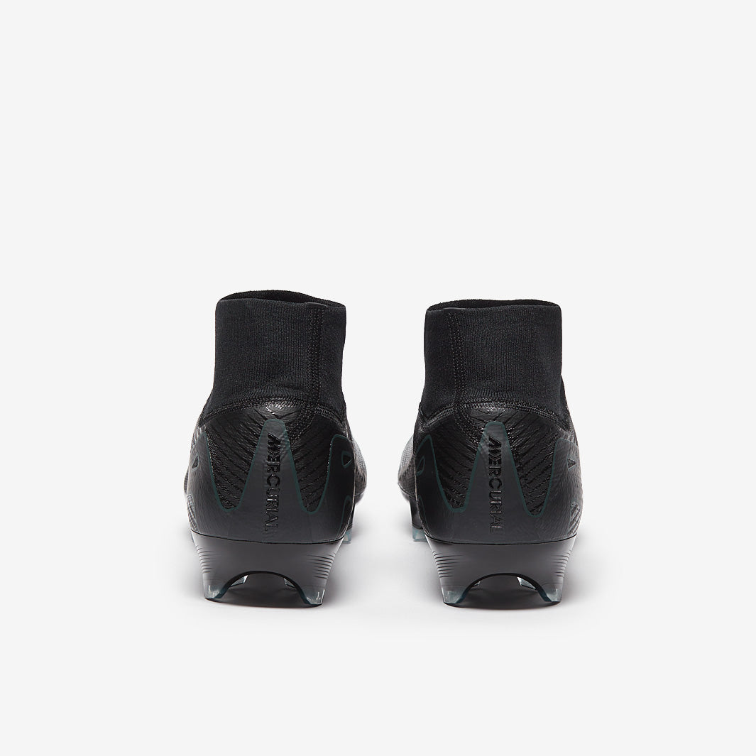 Nike Air Zoom Mercurial Superfly 10 Elite FG Football Boots Black/Black/Deep Jungle