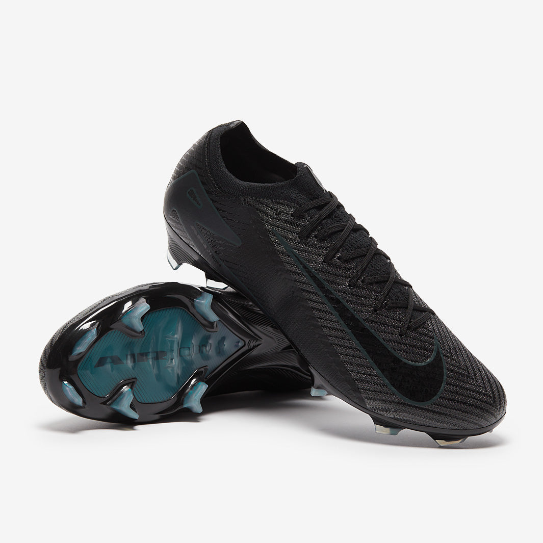 Nike Air Zoom Mercurial Vapor XVI Elite FG Football Boots Black/Black/Deep Jungle