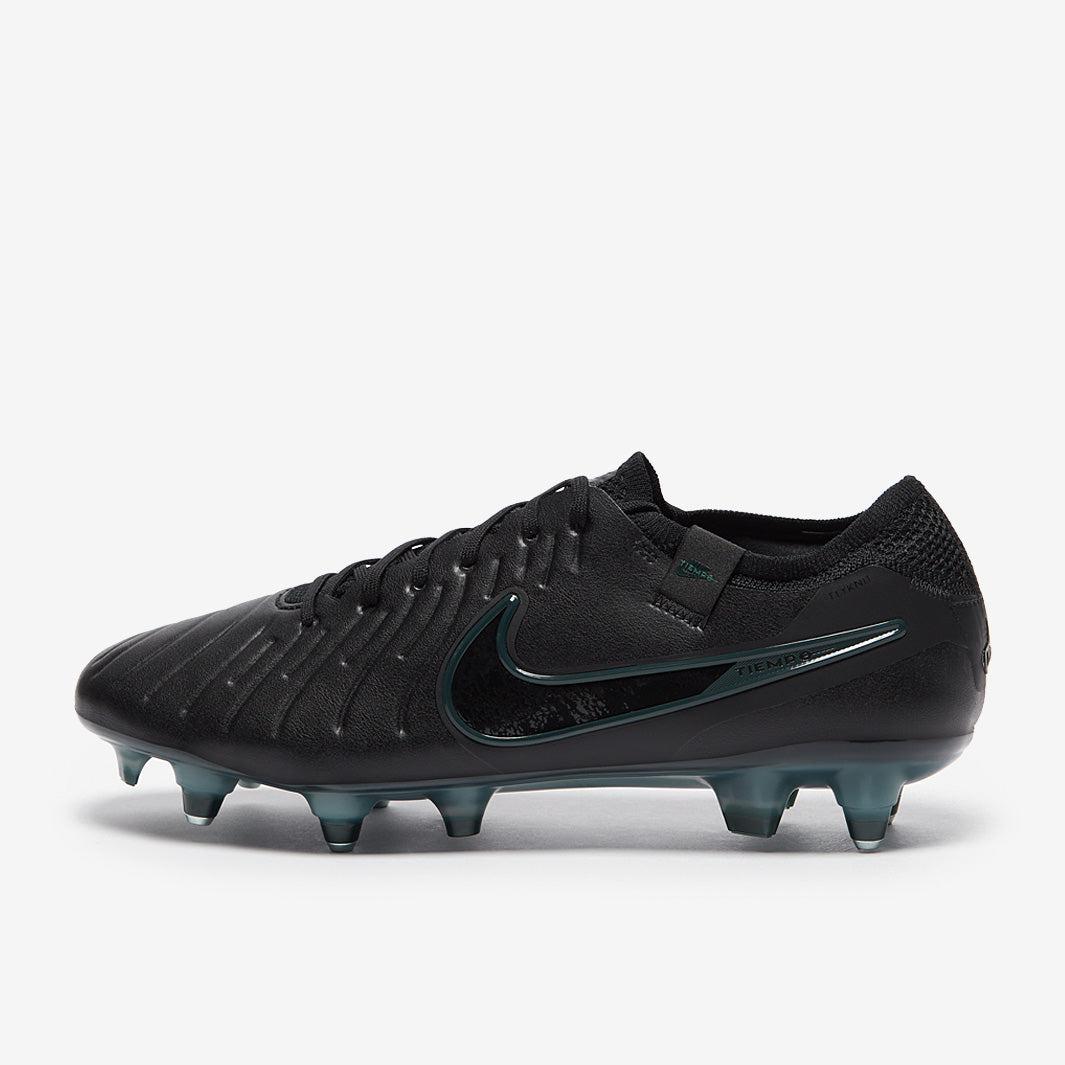 Nike Tiempo Legend X Elite SG-Pro Anti-Clog Football Boots Black/Black/Deep Jungle