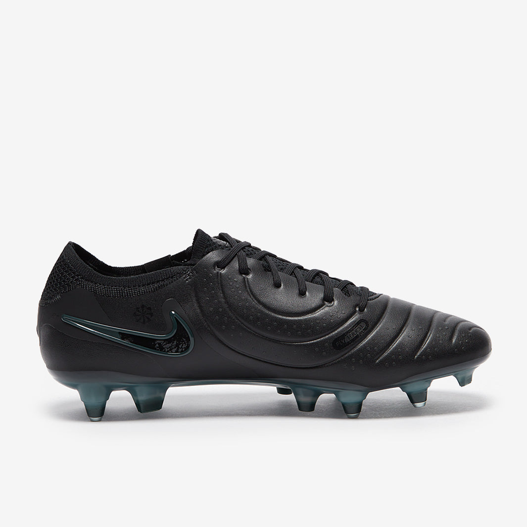 Nike Tiempo Legend X Elite SG-Pro Anti-Clog Football Boots Black/Black/Deep Jungle