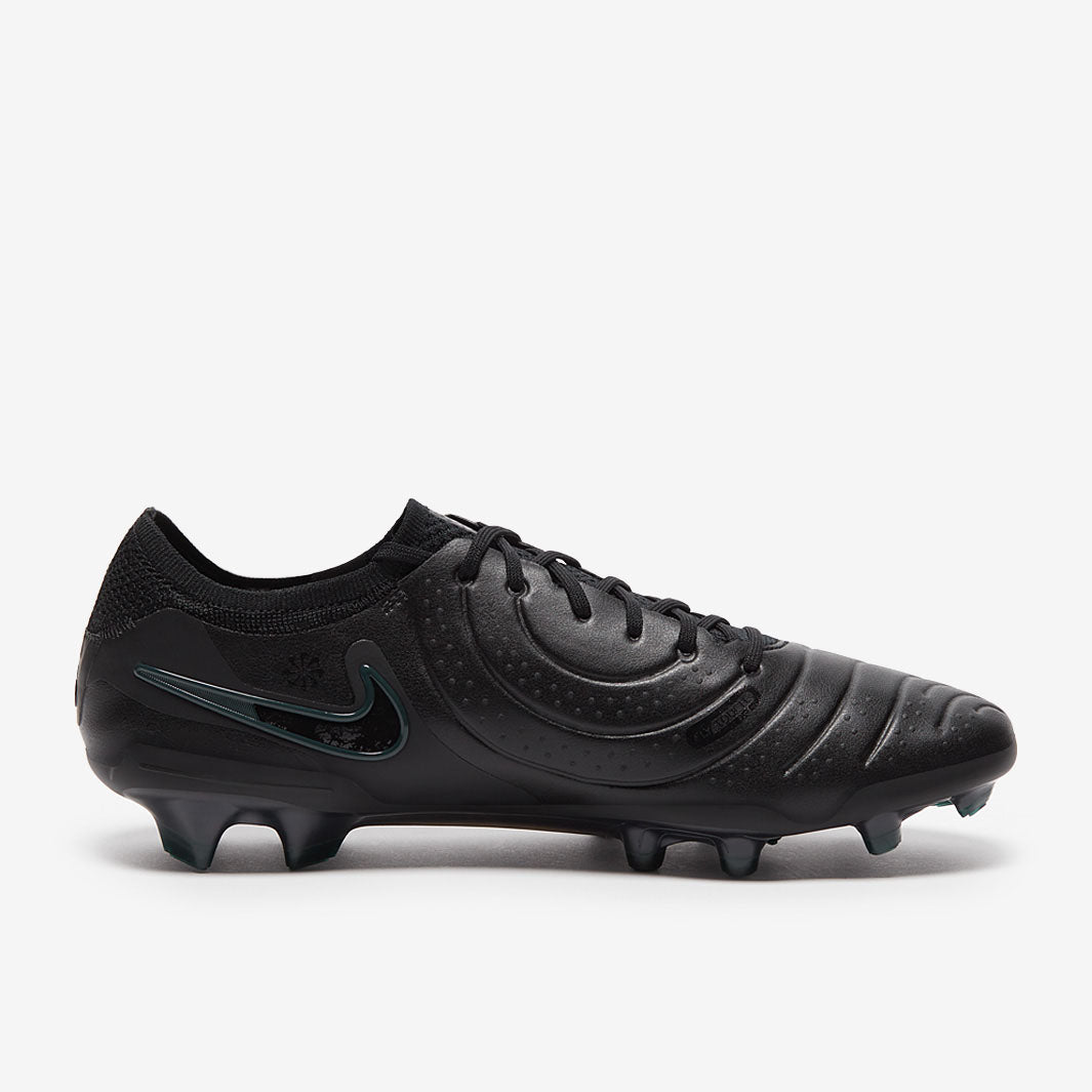 Nike Tiempo Legend X Elite FG Football Boots Black/Black/Deep Jungle