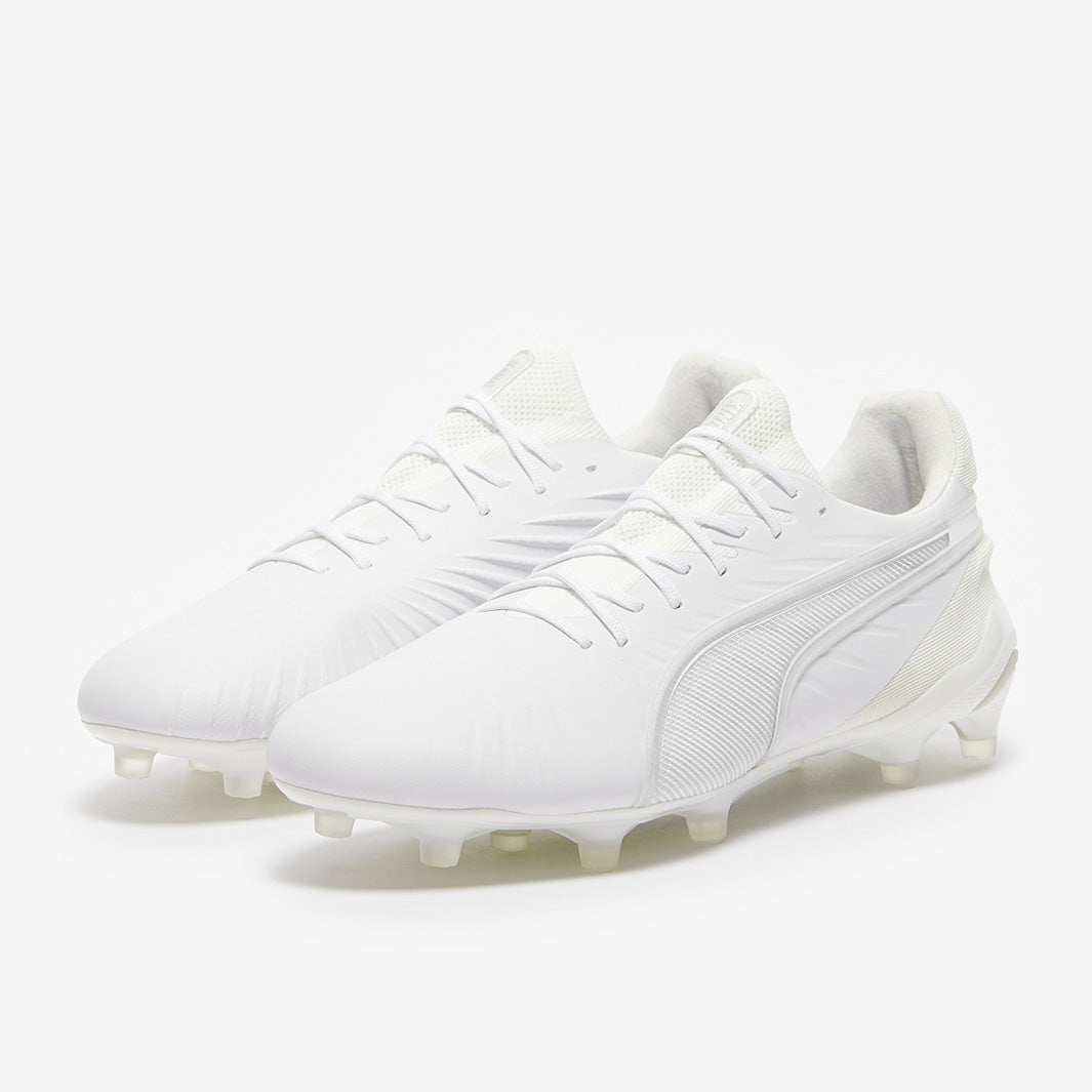 Puma King Ultimate FG/AG Football Boots Puma White/Puma White