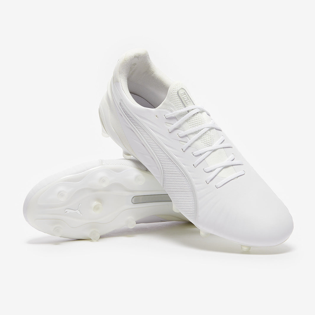 Puma King Ultimate FG/AG Football Boots Puma White/Puma White