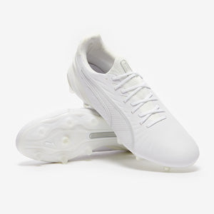 Puma King Ultimate FG/AG Football Boots Puma White/Puma White