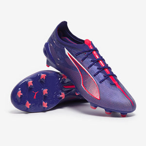 Puma Ultra 5 Ultimate FG Football Boots Lapis Lazuli/Puma White/Sunset Glow