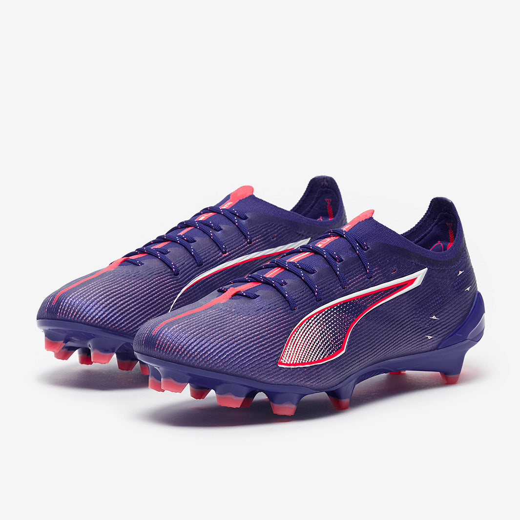 Puma Women's Ultra 5 Ultimate FG Football Boots Lapis Lazuli/Puma White/Sunset Glow