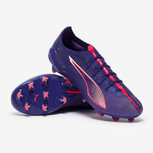 Puma Women's Ultra 5 Ultimate FG Football Boots Lapis Lazuli/Puma White/Sunset Glow