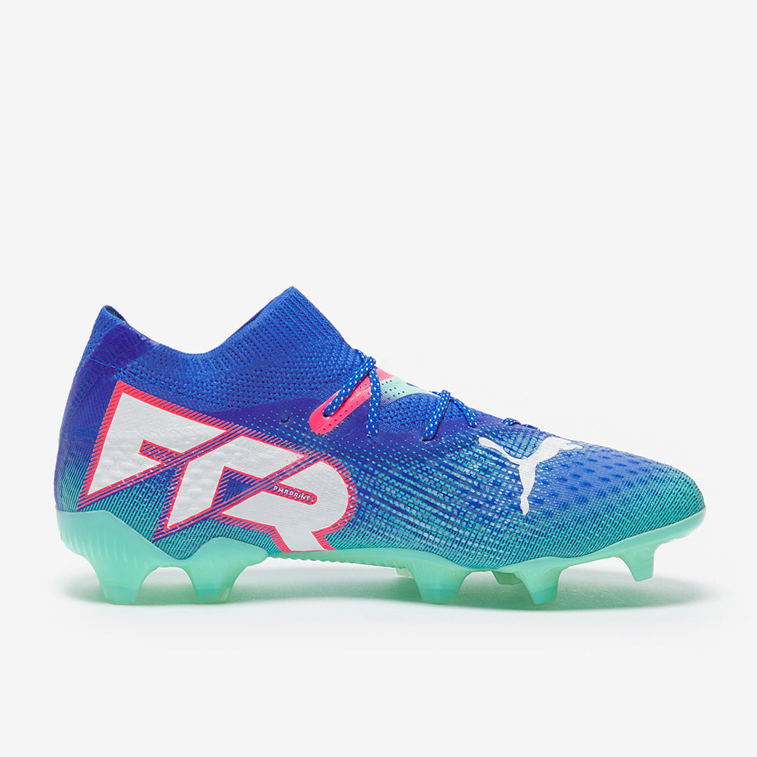 Puma Women's Future 7 Ultimate FG/AG Football Boots Bluemazing/Puma White/Electric Peppermint