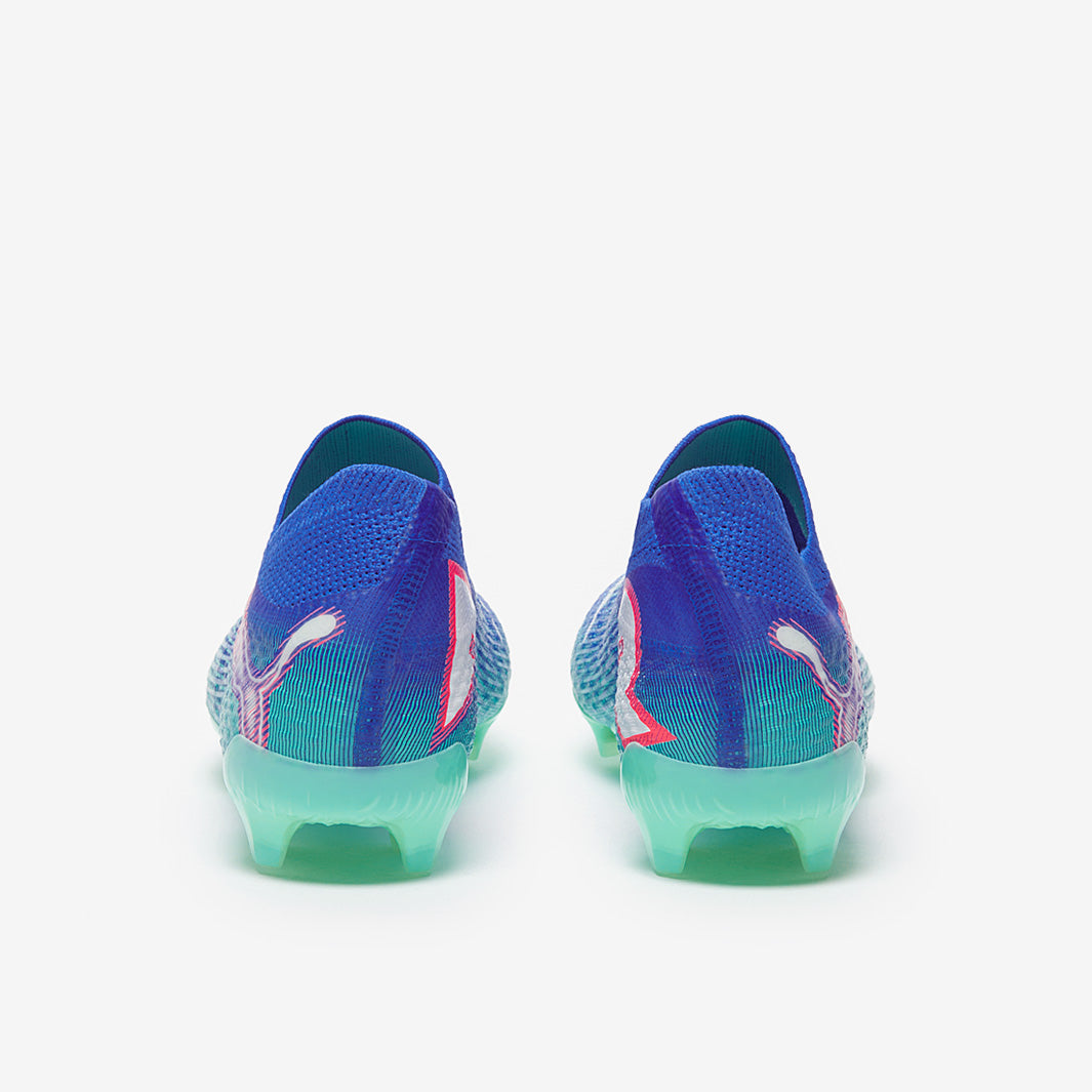Puma Women's Future 7 Ultimate FG/AG Football Boots Bluemazing/Puma White/Electric Peppermint