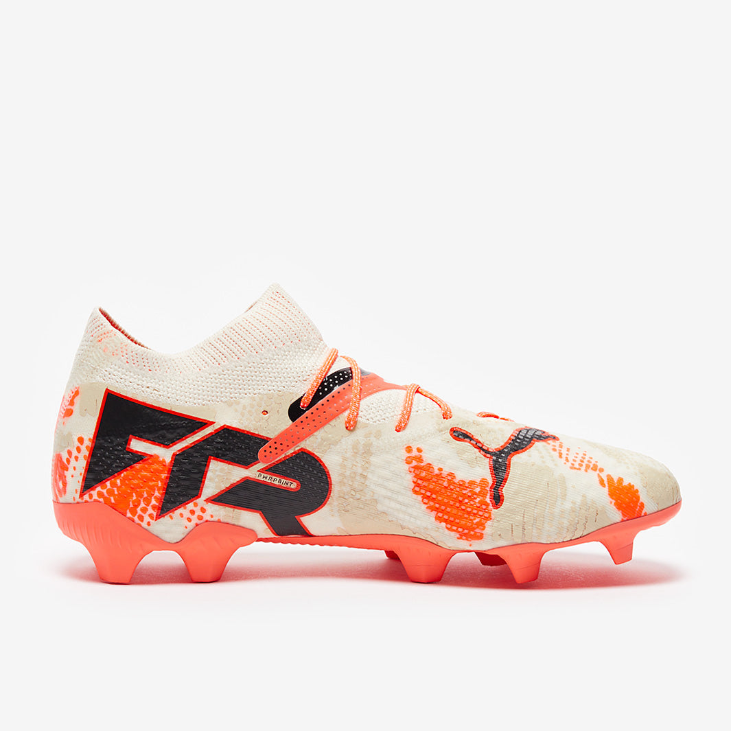 Puma Future 7 Ultimate FG/AG Football Boots Alpine Snow/Puma Black/Toasted Almond/Neon Sun