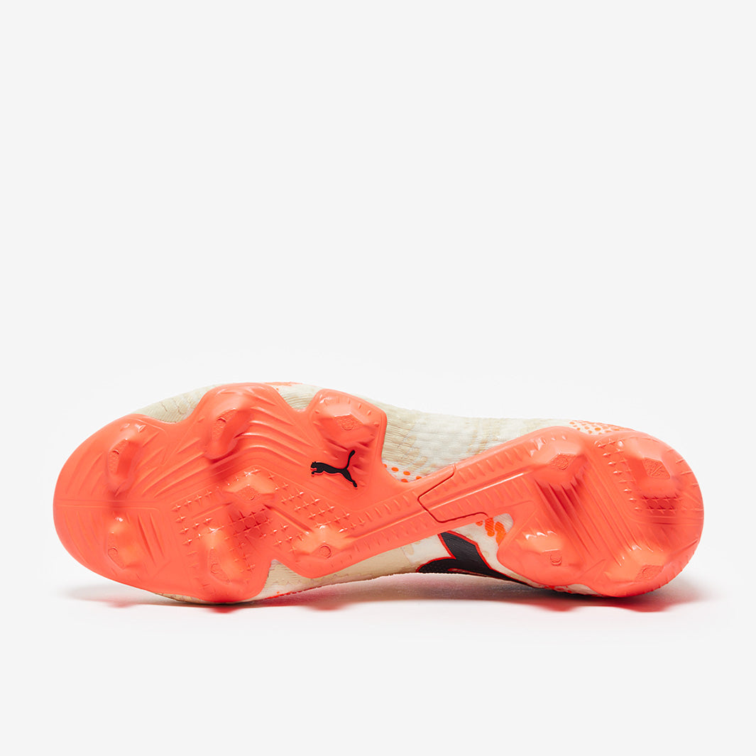 Puma Future 7 Ultimate FG/AG Football Boots Alpine Snow/Puma Black/Toasted Almond/Neon Sun