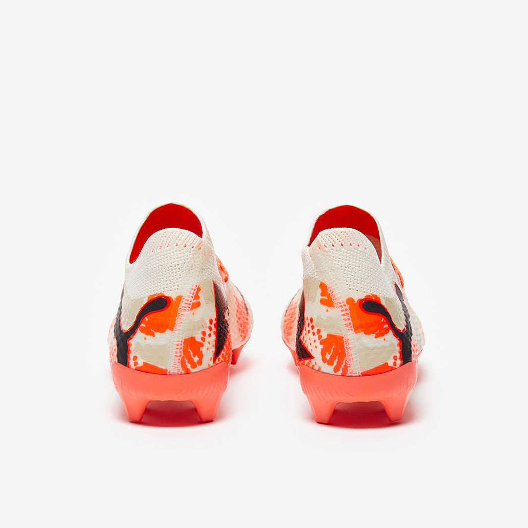Puma Future 7 Ultimate FG/AG Football Boots Alpine Snow/Puma Black/Toasted Almond/Neon Sun