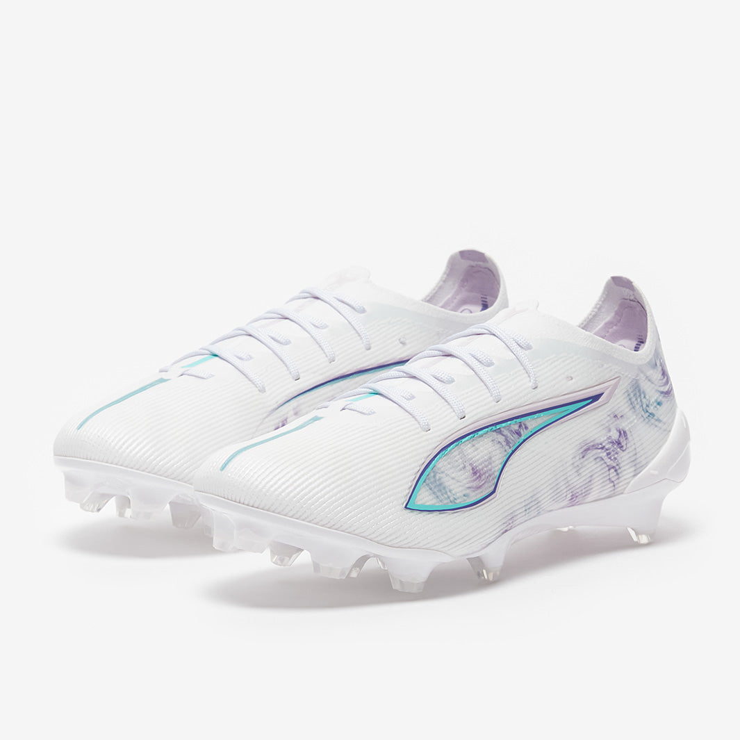 Puma Women's Ultra 5 Ultimate FG Football Boots Puma White/Puma Black/Spring Lavender