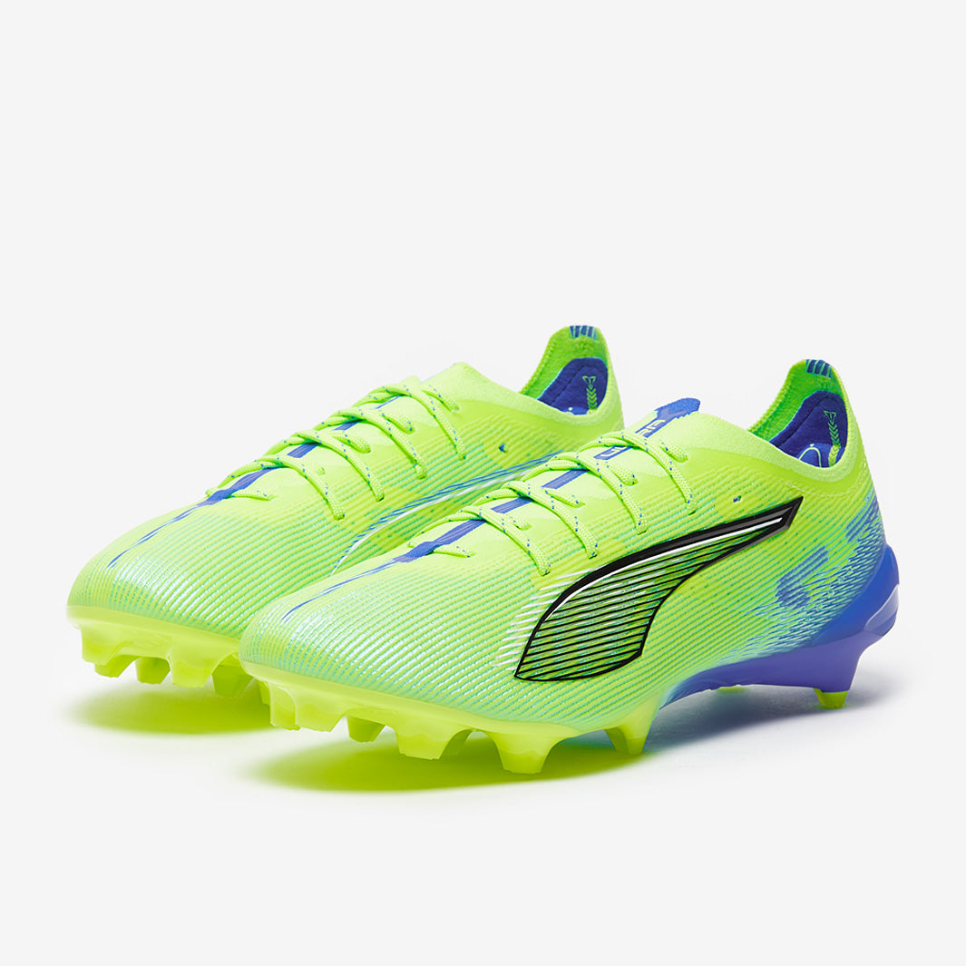 Puma Ultra 5 Ultimate FG Football Boots Fizzy Apple/Puma White/Bluemazing