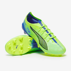 Puma Women's Ultra 5 Ultimate FG Football Boots Fizzy Apple/Puma White/Bluemazing