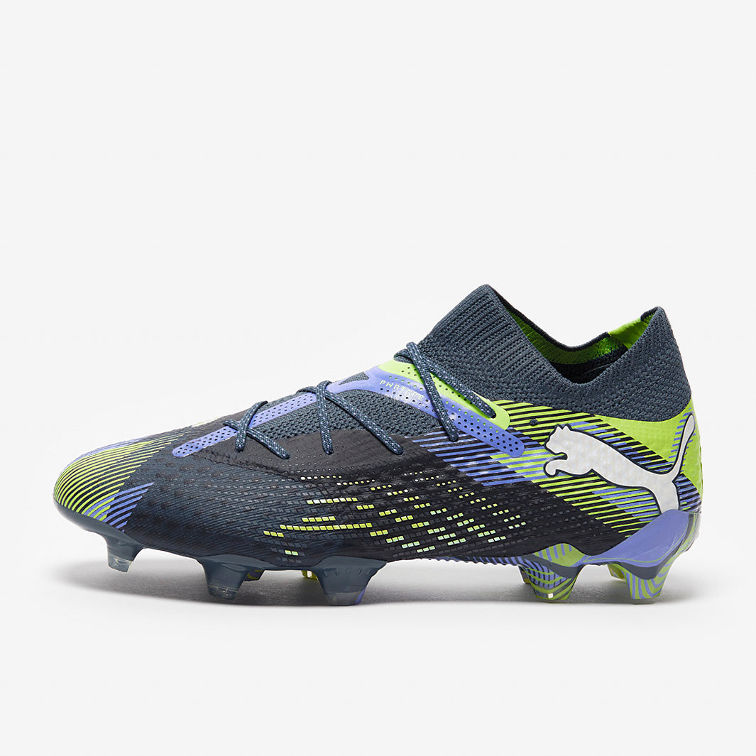 Puma Women's Future 7 Ultimate FG/AG Football Boots Gray Skies/Puma White/Fizzy Apple