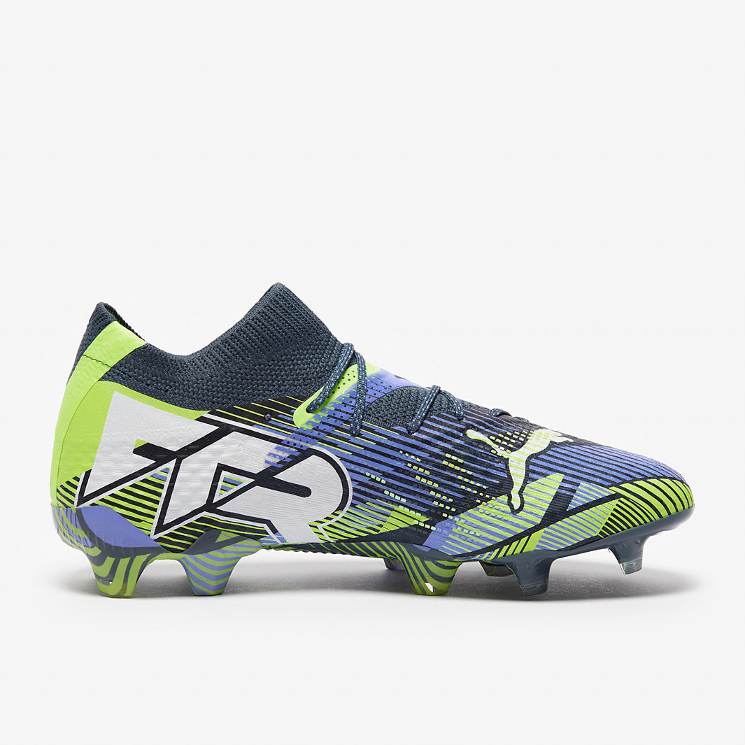 Puma Women's Future 7 Ultimate FG/AG Football Boots Gray Skies/Puma White/Fizzy Apple