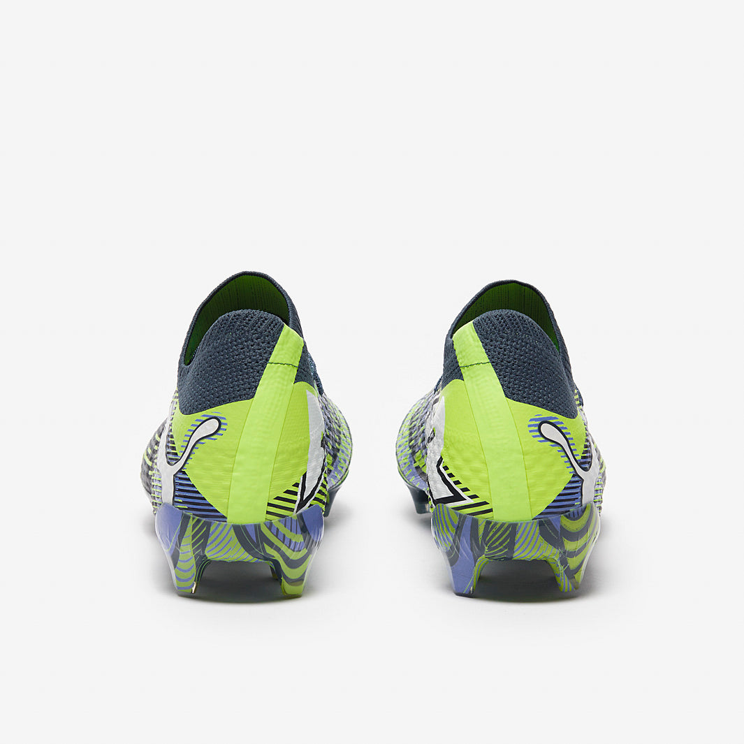Puma Women's Future 7 Ultimate FG/AG Football Boots Gray Skies/Puma White/Fizzy Apple