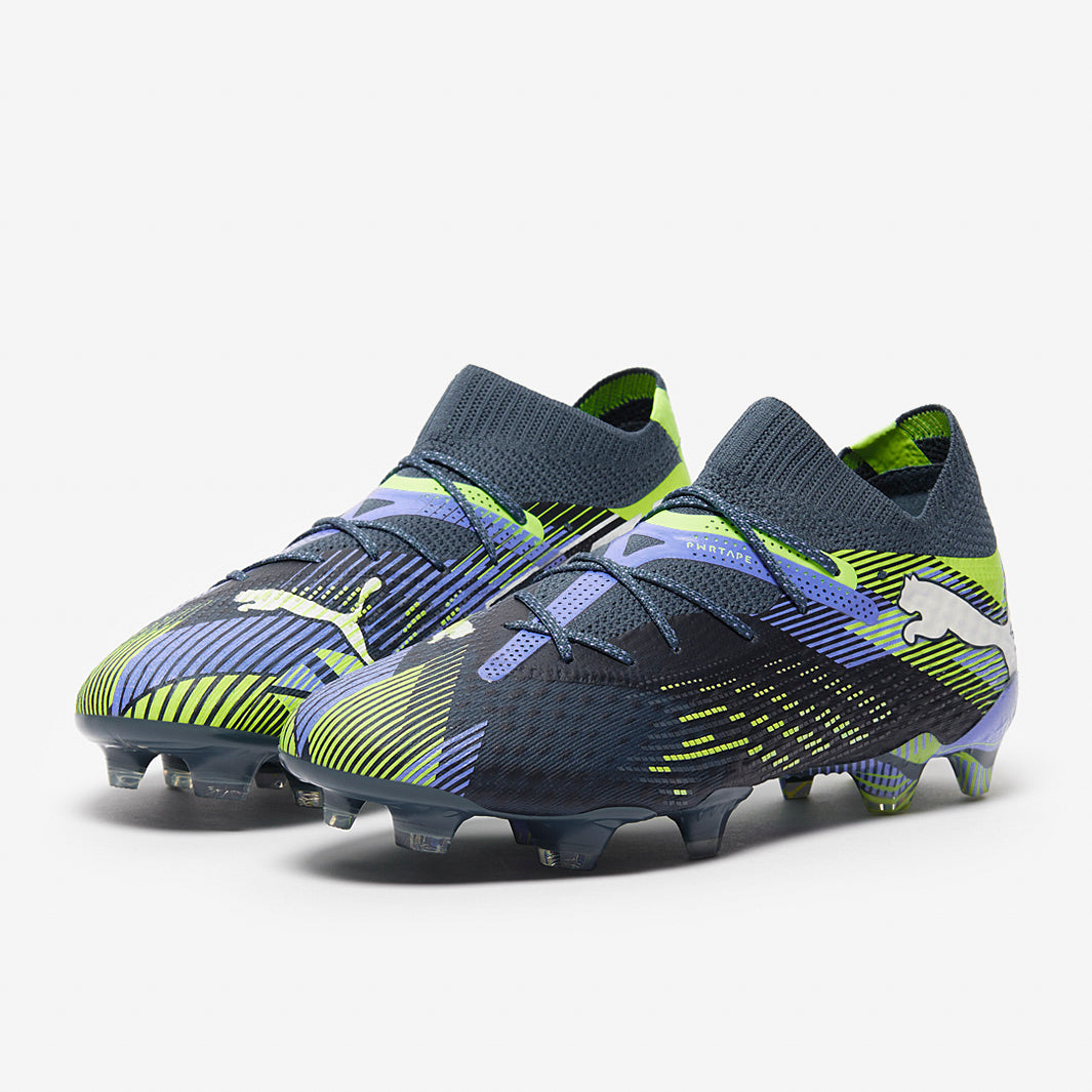 Puma Women's Future 7 Ultimate FG/AG Football Boots Gray Skies/Puma White/Fizzy Apple