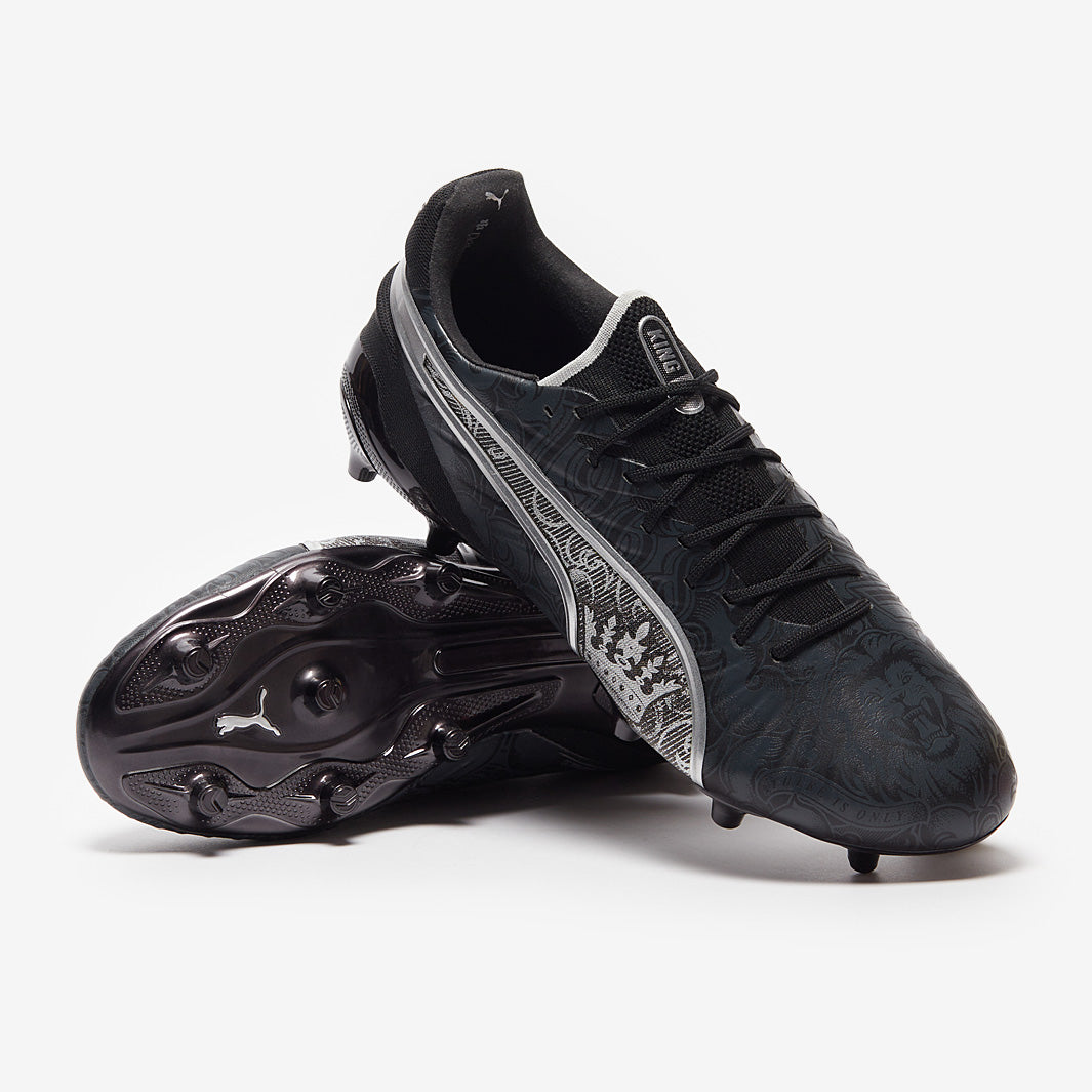 Puma King Ultimate FG/AG x Tattoo Football Boots Black/Chrome