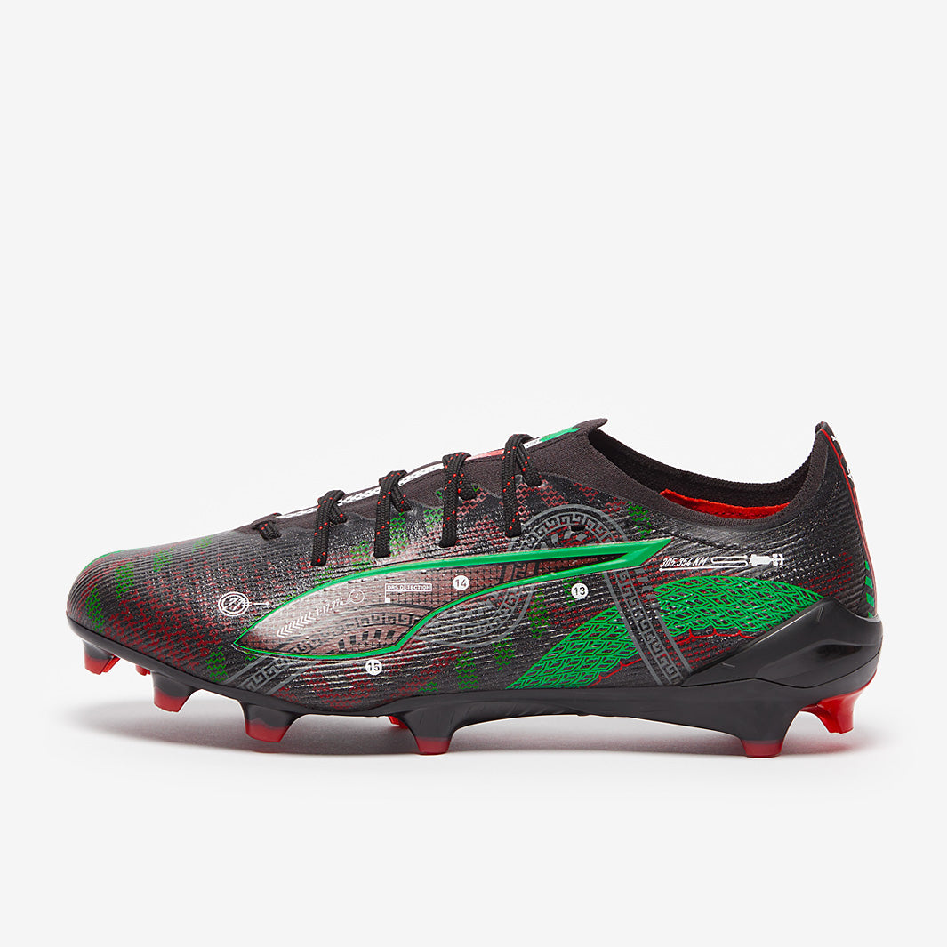 Puma Ultra 5 Ultimate FG/AG Football Boots Black/Red/Green