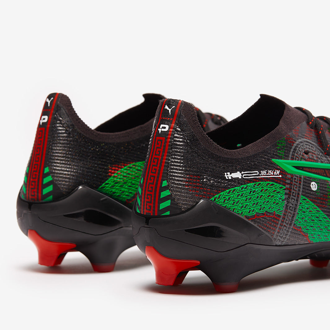 Puma Ultra 5 Ultimate FG/AG Football Boots Black/Red/Green