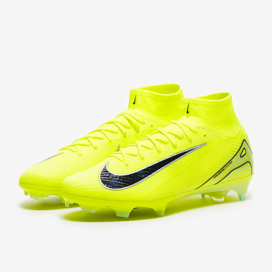 Nike Air Zoom Mercurial Superfly X Elite FG Football Boots Volt/Black