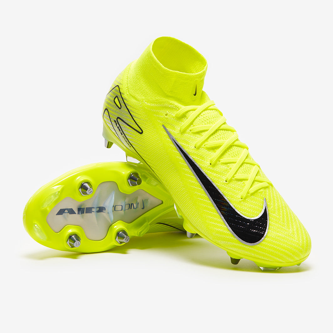 Nike Air Zoom Mercurial Superfly X Elite SG-Pro Football Boots Volt/Black