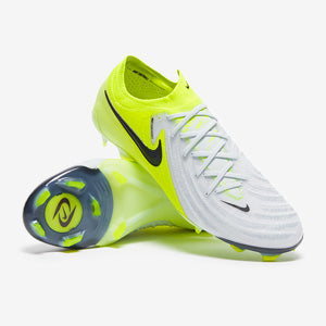 Nike Phantom GX II Elite FG Football Boots Metallic Silver/Black/Volt