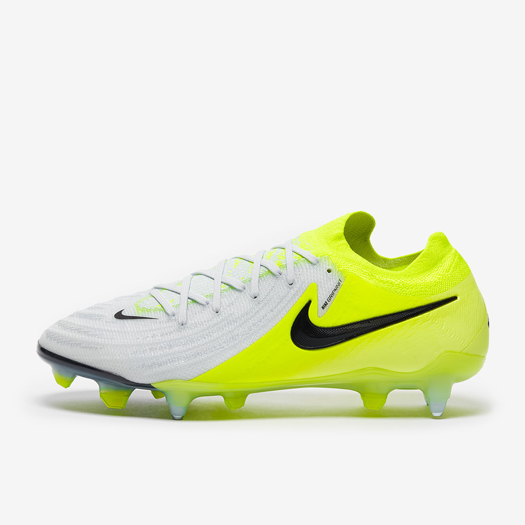 Nike Phantom GX II Elite SG-Pro Anti-Clog Football Boots Metallic Silver/Black/Volt