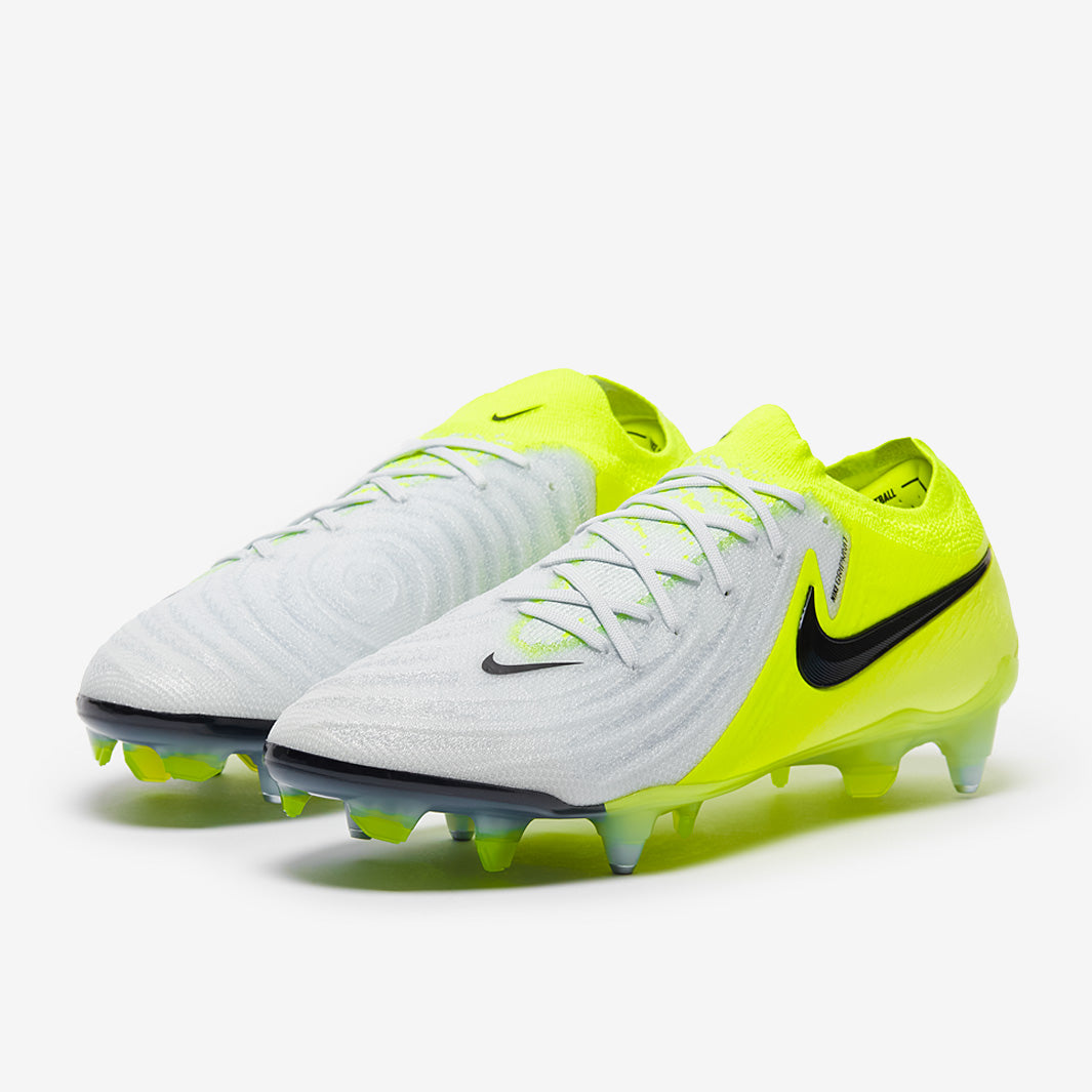 Nike Phantom GX II Elite SG-Pro Anti-Clog Football Boots Metallic Silver/Black/Volt