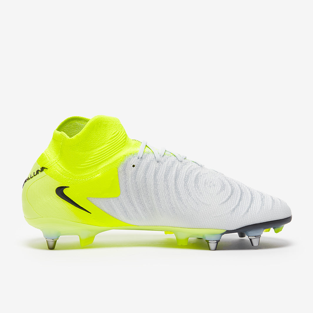 Nike Phantom Luna II Elite SG-Pro Player Edition Football Boots Metallic Silver/Black/Volt