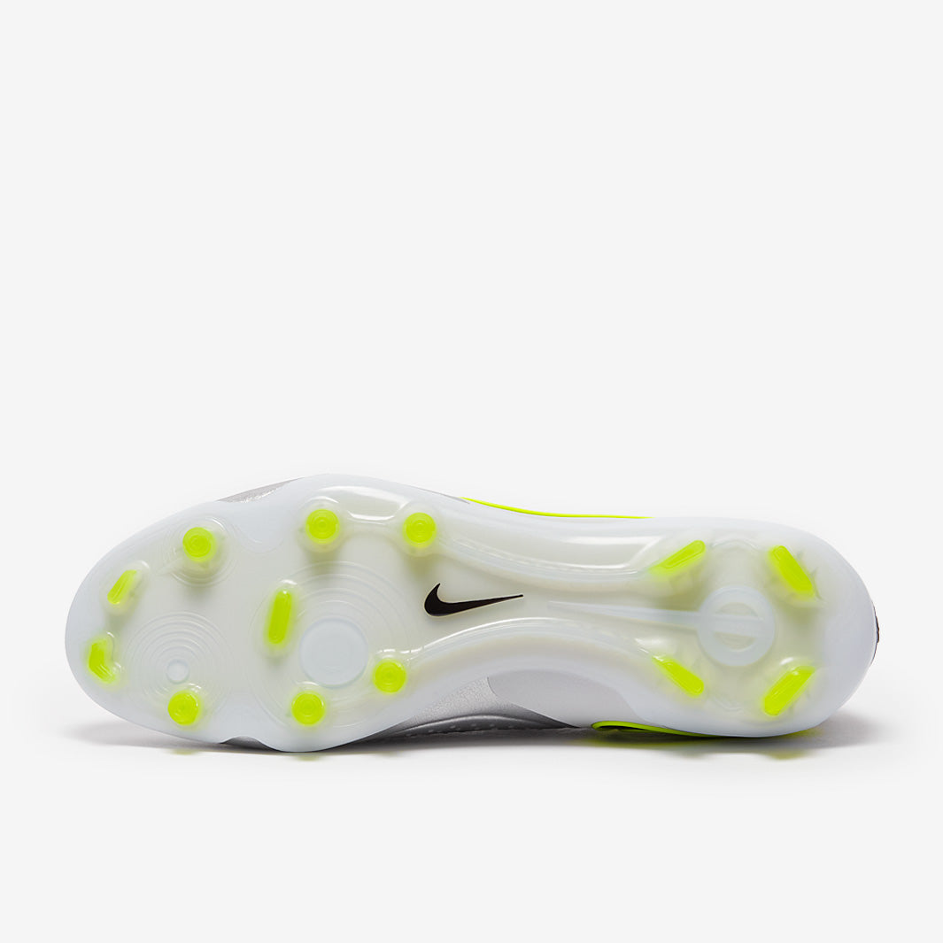 Nike Tiempo Legend X Elite FG Football Boots Metallic Silver/Black/Volt