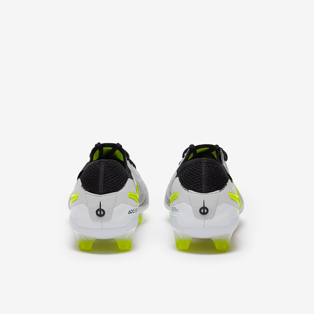Nike Tiempo Legend X Elite FG Football Boots Metallic Silver/Black/Volt