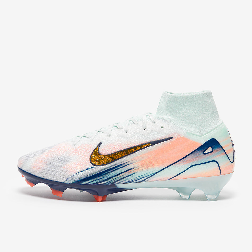 Nike Air Zoom Mercurial Superfly X Elite MDS FG Football Boots Barely Green/Metallic Gold Coin