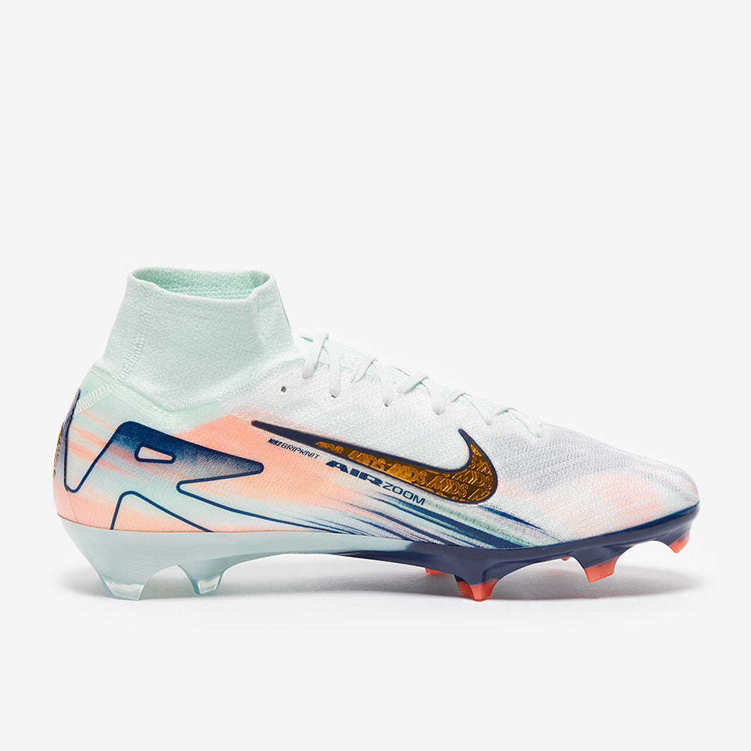 Nike Air Zoom Mercurial Superfly X Elite MDS FG Football Boots Barely Green/Metallic Gold Coin