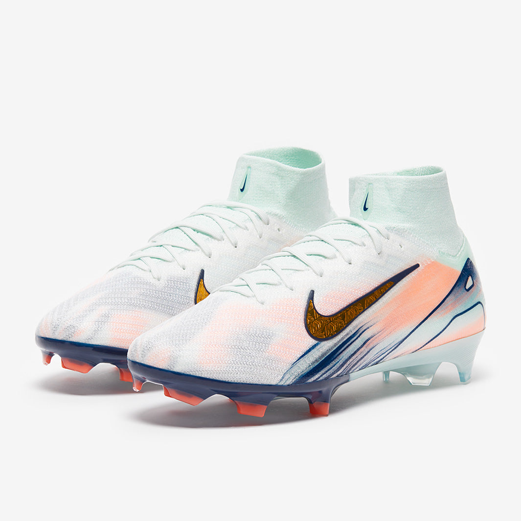 Nike Air Zoom Mercurial Superfly X Elite MDS FG Football Boots Barely Green/Metallic Gold Coin